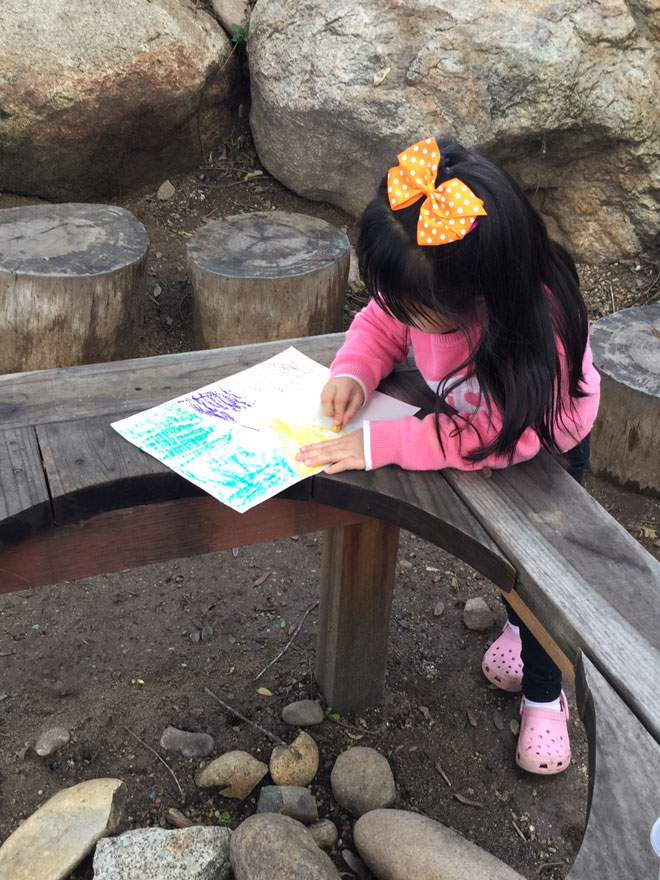 Carmel Mountain Preschool Textures in Nature