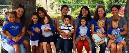 Preschool Teachers & Early Childhood Educators with their children