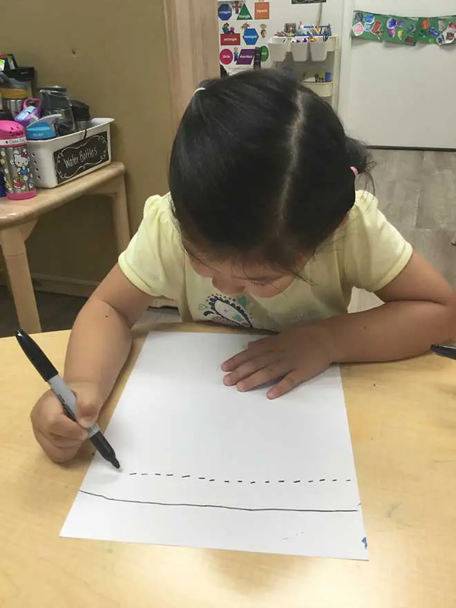 Directed Drawing: Lines - Carmel Mountain Preschool