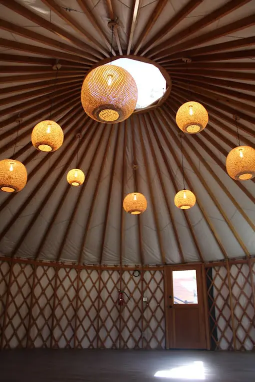 CMP yurt inside view