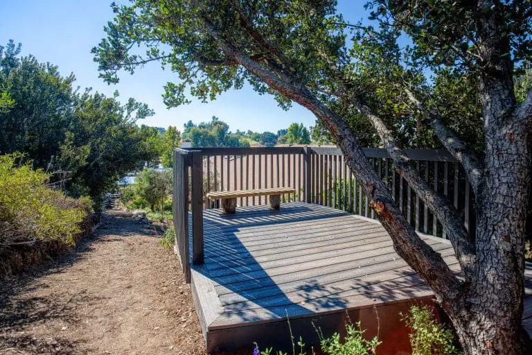 outdoor yoga deck