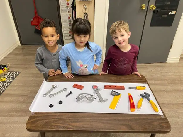 Eyfs Using Small Tools Tool Time in Room 11 - Carmel Mountain Preschool