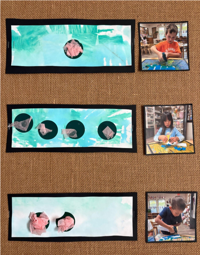 monet process art at preschool