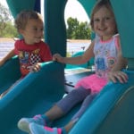 Three-Year-Olds on Playground