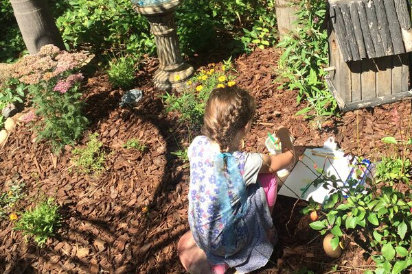 Carmel Mountain Preschool encourages the children in our childcare center to explore nature in our outdoor classroom, The Glenn. We educate children about gardening and nature and give them time to explore nature while in day-care.