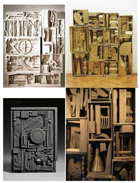 Louise Nevelson Collage