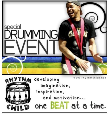 rhythm child drumming event at cmp