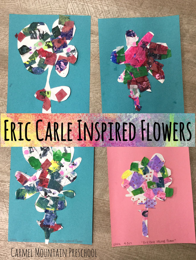 Carmel Mountain Eric Carle Inspired Flowers