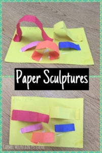 Carmel Mountain Preschool Paper Sculptures