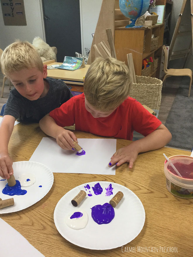 The Dot Art Project Activity - Carmel Mountain Preschool