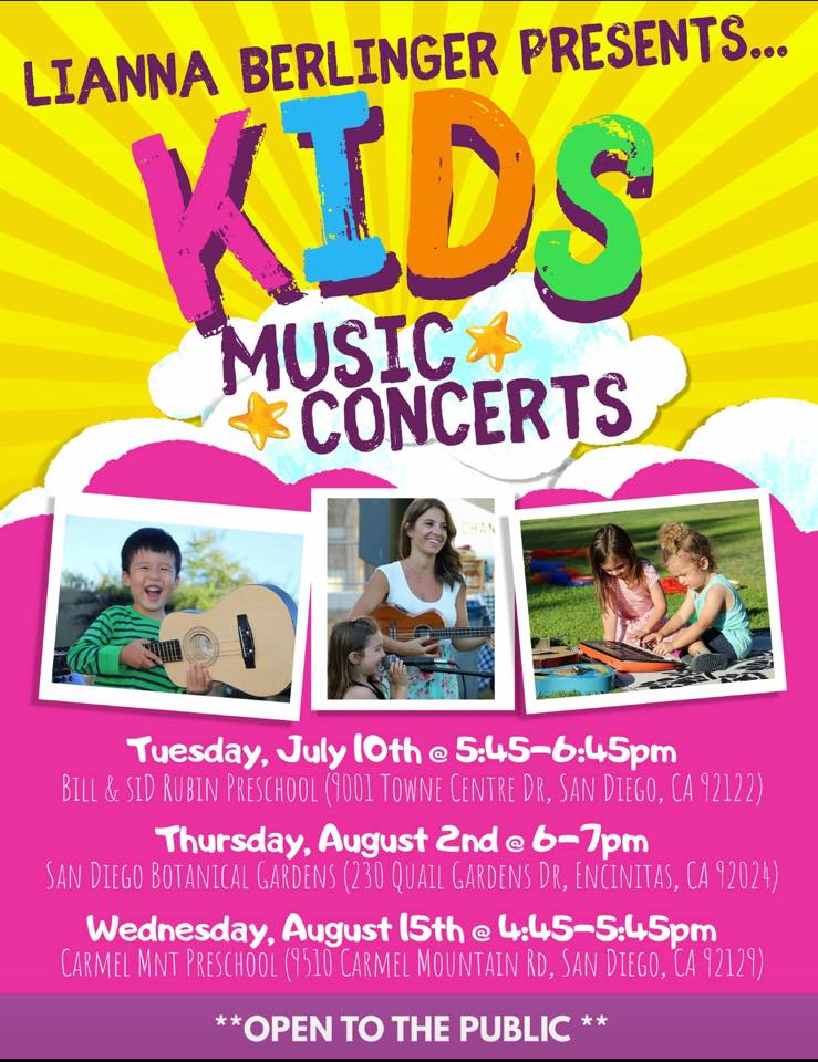 kids music concert poster