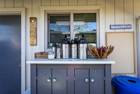 organic coffee bar at carmel mountain preschool