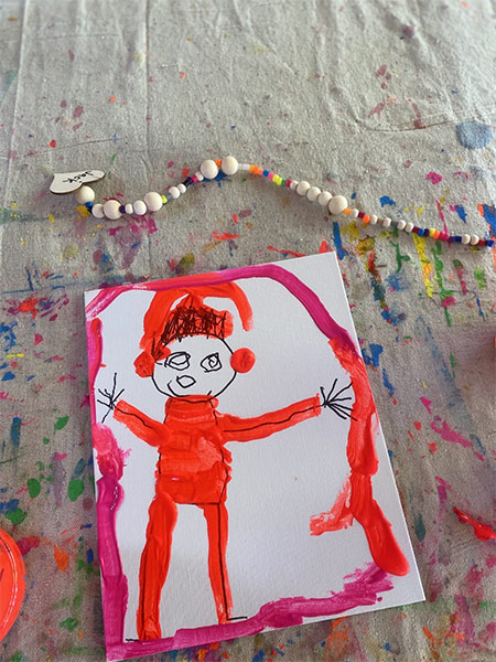 drawing created by child at preschool