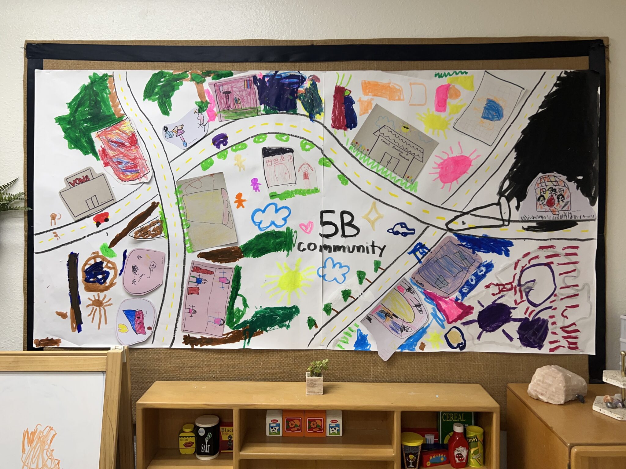 Community Collaborative Art - Carmel Mountain Preschool