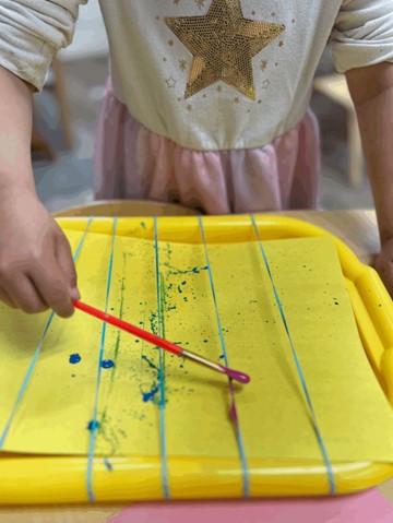 process art at preschool