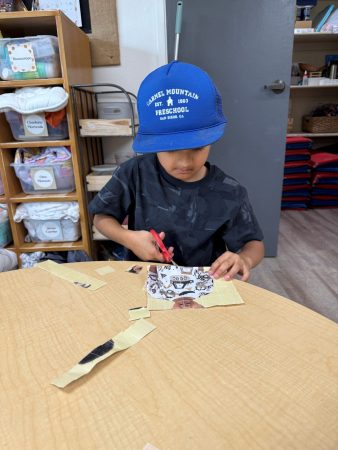 boy learning Fine motor activities